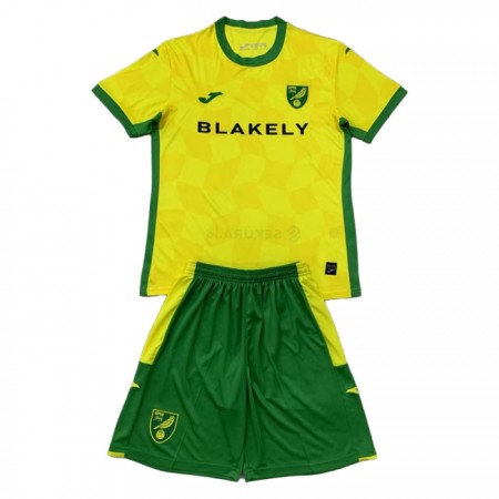 Jalkapallo Pelipaidat/Peliasut Norwich City Lasten Kotipelipaita 2024-25